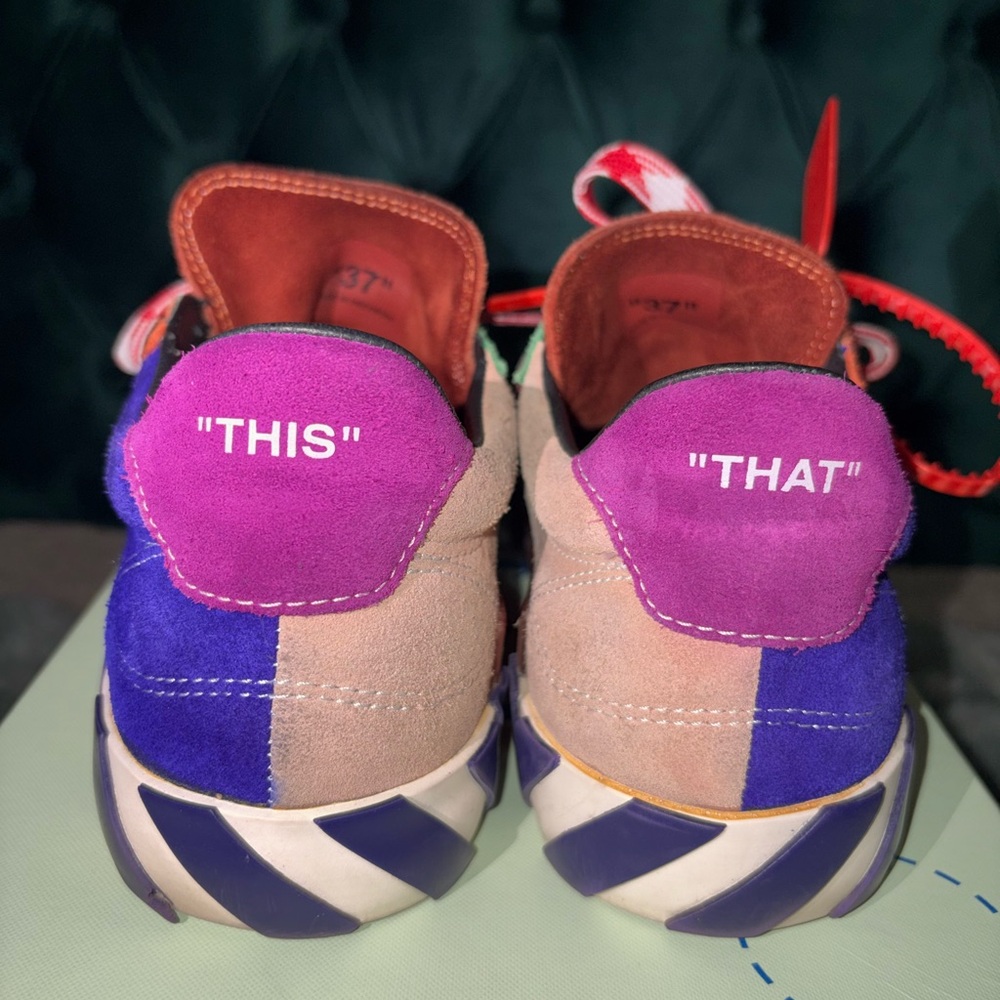 Off-White Multicolor Athletic Sneakers - image 3